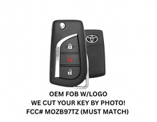 Oem 2018 2019 Toyota C-hr Flip Keyless Entry Remote Fob Transmitter Mozb97tz