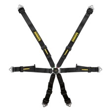 Schroth Profi 2x2 6 Point Race / Racing Black Harness - FIA 8853-2016 Approved