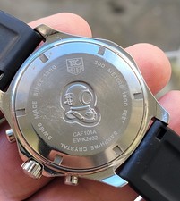 TAG Heuer Aquaracer 300M black swiss chronograph CAF101A Men's 43mm 5