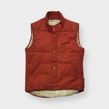 Vtg 70s REI Co-Op Puffer Vest Jacket, Gore-Tex Quilted, 1979 Burnt Orange M