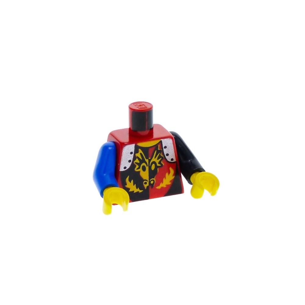 1X Lego Torso Minifigure Knight Castle Dragon Knights Red Dragon Head 973PB0074C