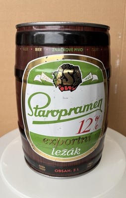 Bierdose Barrel Keg   Staropramen   Prag 5L