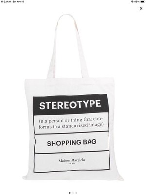 Maison Margiela Stereotype Replica White Logo Tote Bag New Logo 