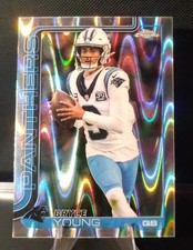 2025 Topps Chrome Bryce Young Ray Wave #40 Panthers