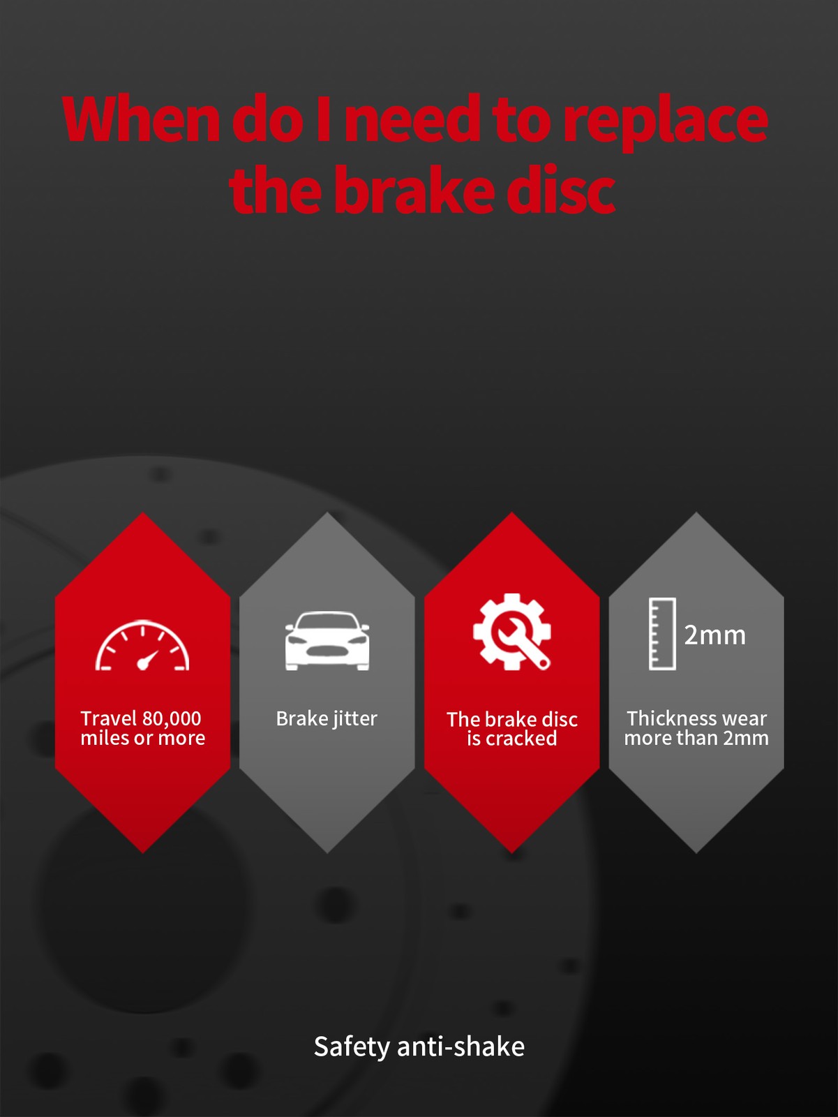 Front Rear Drilled Disc Brake Rotors Brakes Pads for 2007-2017 Jeep Wrangler JK