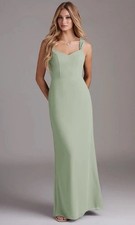 Azazie Dusty Sage Green Maxi Dress