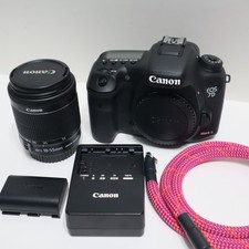 Canon EOS 7D Mark II 20.2MP Digital SLR Camera W/ Kit Lens, Battery and Charger