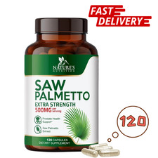 Saw Palmetto 1000mg - Premium Prostate Health Support Supplement for Men