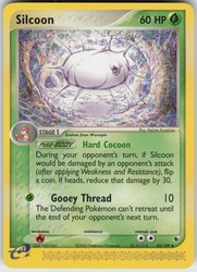 Silcoon 43/109 Ruby & Sapphire Uncommon Pokemon Card
