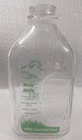 1 VINTAGE HALF GALLON GLASS MILK JUG BOTTLE - SWISS VILLA LLC RAW MILK.