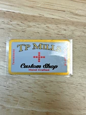 TP Mills Custom Shop Hand Crafted Putter Shaft Label, NEW