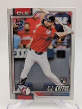 💥 2026 C.J. Kayfus Topps Series 1 #35 Cleveland Guardians Rookie 