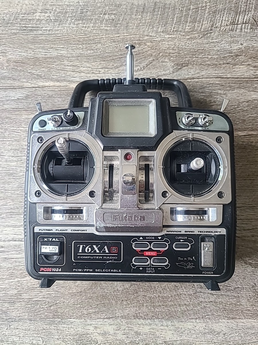 FUTABA T6XAS 6 Channel Controller PCM 1024 PCM/PPM Selectable