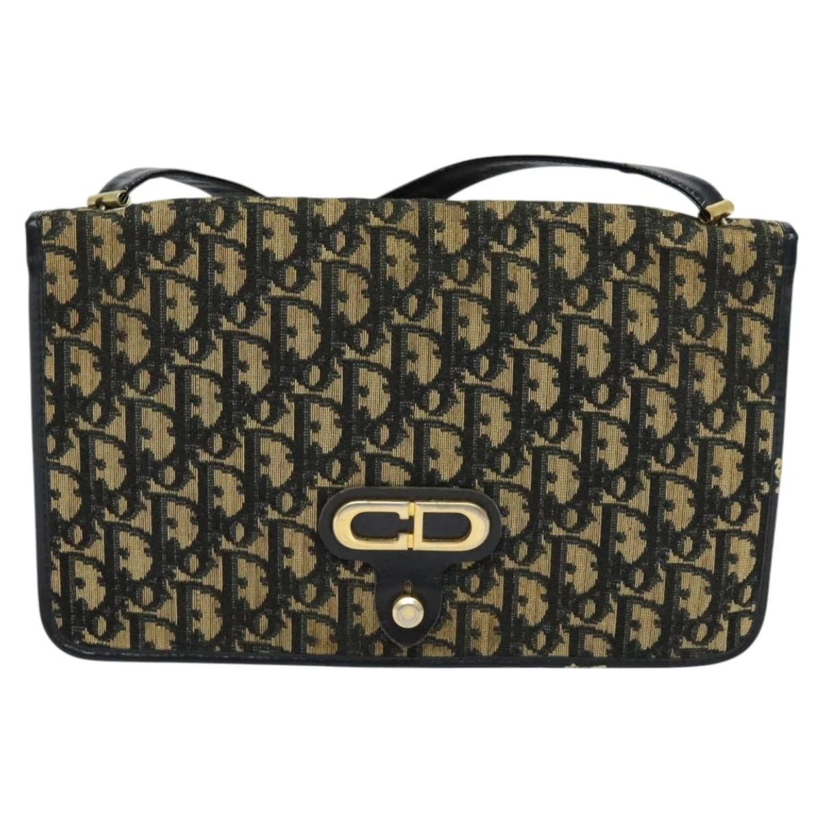 Sac bandoulière Dior 30 Montaigne en toile marine authentique