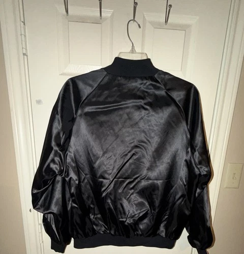 "Vintage 80s WestArk Texas NOS  Satin Bomber Jacket XL Deadstock USA Made Nylon” image 6