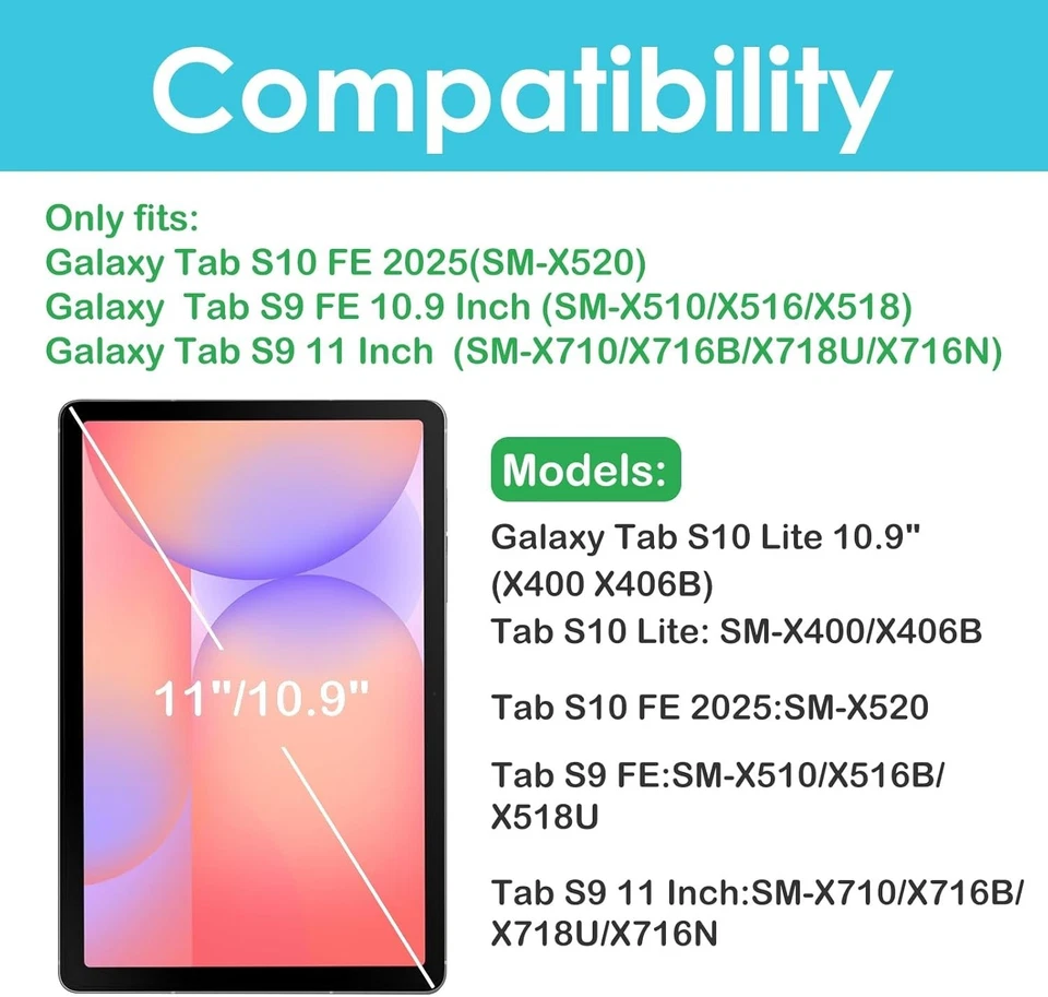 Samsung Tab S10 Lite Case Full Body Protective Cover for Galaxy Tab S10 FE 10.9" - Image 2 of 4