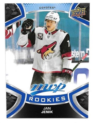 2021-22 MVP Blue Parallel Rookies - Jan Jenik - Arizona Coyotes #238