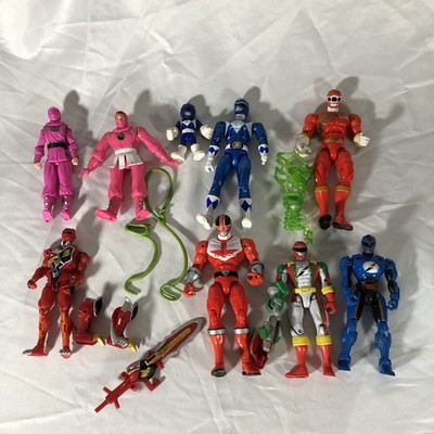 Mixed Power Rnger Action figure Lot w/ Accessories
