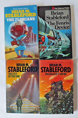 Brian M Stableford sci-fi mini-bundle vintage paperbacks 4 titles Lot/Collection