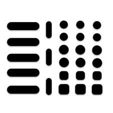 APeiSi Universal Webcam Covers - Privacy Protection Accessory, No Black-26PCS