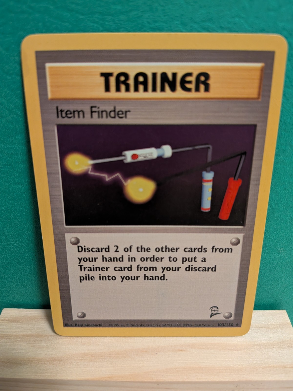 Item Finder 103/130 Pokemon Base Set 2 NM