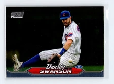 Dansby Swanson - 2024 Stadium Club Chrome #11 - Chicago Cubs