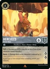 x1 Hercules - Divine Hero - 181/204 - Rare Lorcana DLC02 Rise of the Floodborn M