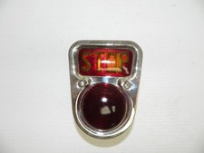 Brown Duplex Combo Stop Taillight Extremely Rare Old Cars Motorcycles Mint