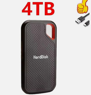 external hard drive 4TB High Speed Capacity Solid State Usb3.2 Laptop Mac And PC