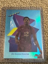 2024-25 Topps Finest Base Skyblue Refractor #102 De'Andre Hunter