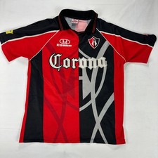 Atlas FC Esmir Home Jersey Estrella #7 Corona Sponsor Red Black Men's XXL Liga