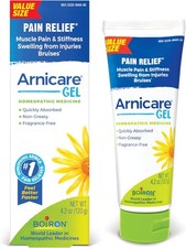 Boiron Arnicare Gel Natural Soothing Relief for Joint Pain, 4.2 oz, Pack of 2