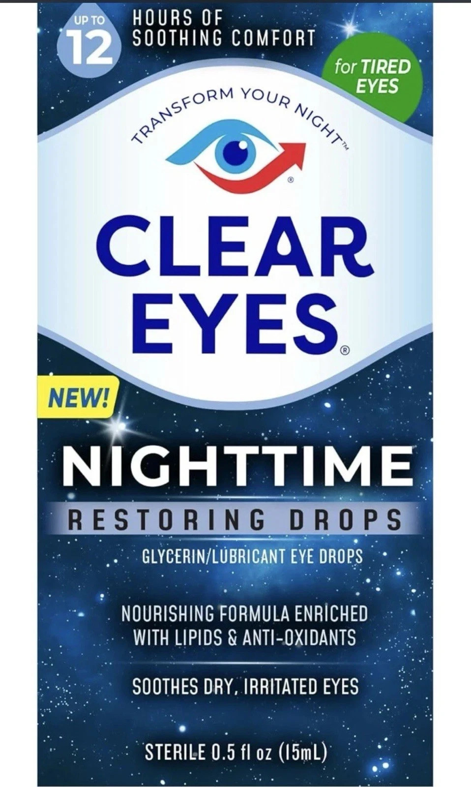 Nighttime Relief Dry Eye 0.5 Fl Oz 5/26
