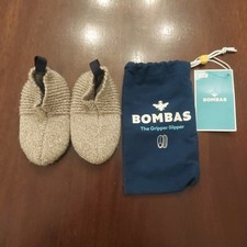 Bombas The Gripper Slippers Toddler Size: 5-7, Stay-Put Grips, Lining, Carry Bag