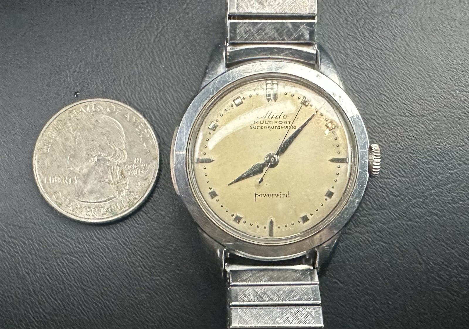 Mido Multifort Super Automatic Powerwind Watch Ru… - image 13