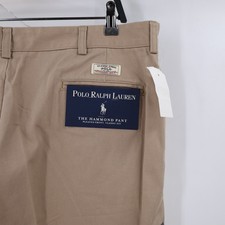 VTG NWT Polo Ralph Lauren Pants Men 38 L32 Hammond Classic Pleated Cotton Cuffed