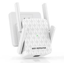 WiFi Extender Signal Booster, Internet Wireless Repeater for Home Coverage