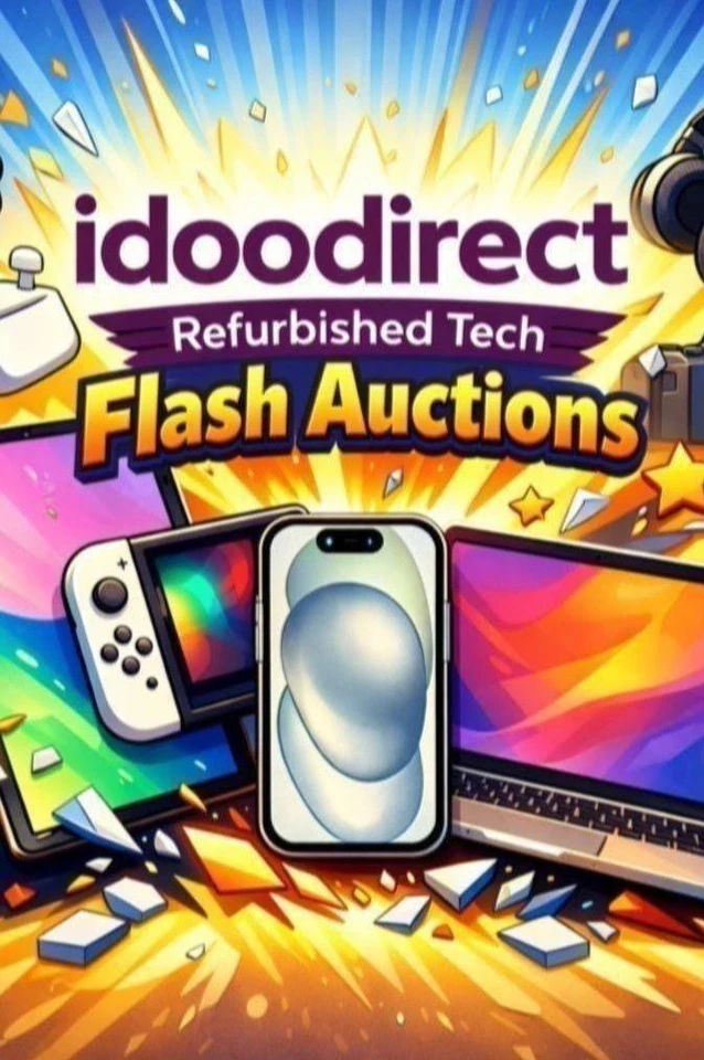 idoodirect's Refurbished Tech eBay Live - Flash Auctions - 3pm