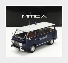 MYTHICAL 201014-D FIAT - FIAT 850 FAMILY CARABINIERI 1970 - BROWN INTERIOR - BLUE