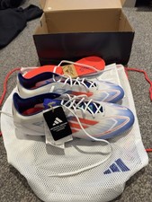 Adidas F50 Elite AG Football Boots ‘Blue Fusion / Red’ ~ Size UK 8.5 / EU 42 2/3