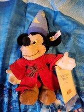 Vintage STEIFF Disney Fantasia Sorcerer Mickey Mohair Velvet