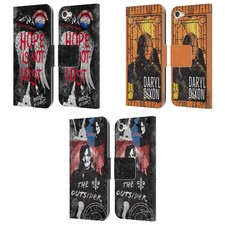 THE WALKING DEAD: DARYL DIXON GRAPHICS LEATHER BOOK CASE FOR APPLE iPOD TOUCH