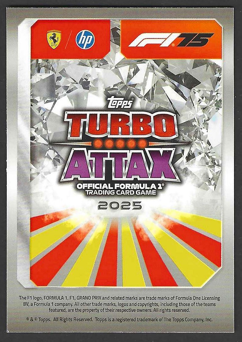 2025 Topps Turbo Attax #327 Charles Leclerc Podium Power | eBay