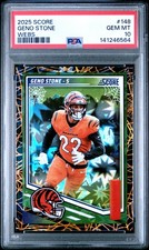2025 PANINI SCORE WEBS #148 GENO STONE 4/31 PSA 10