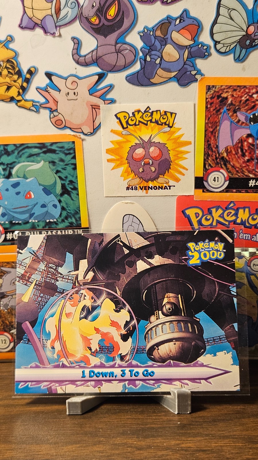 Topps Pokemon the Movie 2000 #16 1 Down, 3 To Go - Near Mint