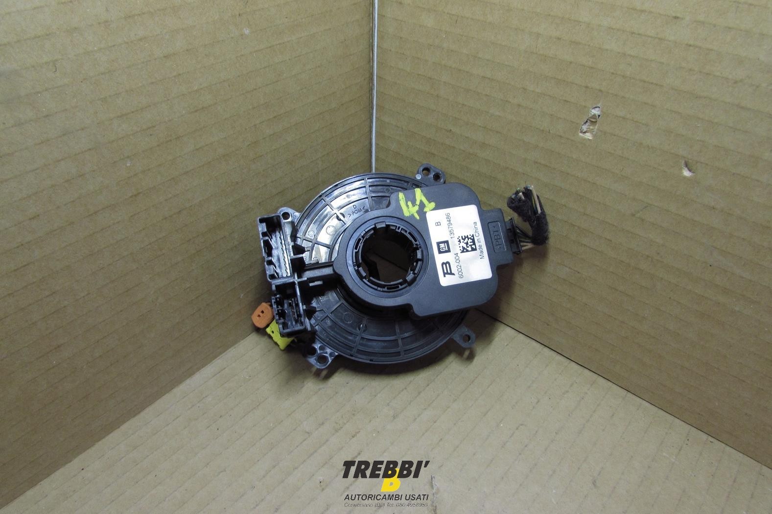 13579486 SENSORE ANGOLO STERZO CONTATTO SPIRALATO OPEL ASTRA J 1.7 CDTI 09-16