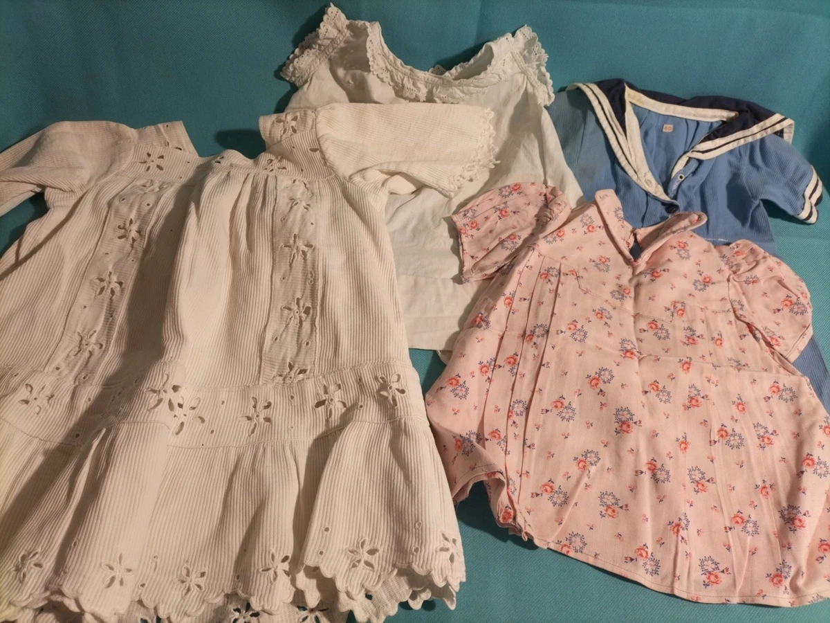 Jolie Robe Pour Poupée Ancienne - Occasion, Vintage