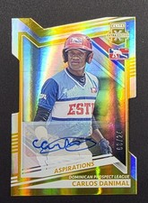 2022 Panini Elite Extra Edition Carlos Danimal Die Cut Signatures (AU, RC) /24