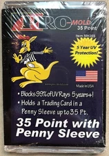 50 NEW Pro-Mold MH35S UV 5 year Magnetic 35 Point Sleeved Trading Card Holders