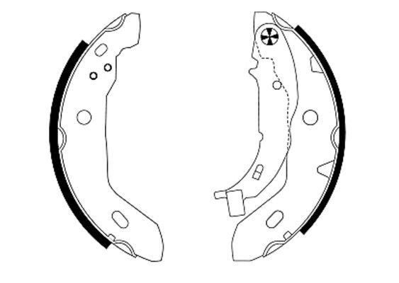 Textar Bremsbackensatz 91053000-image